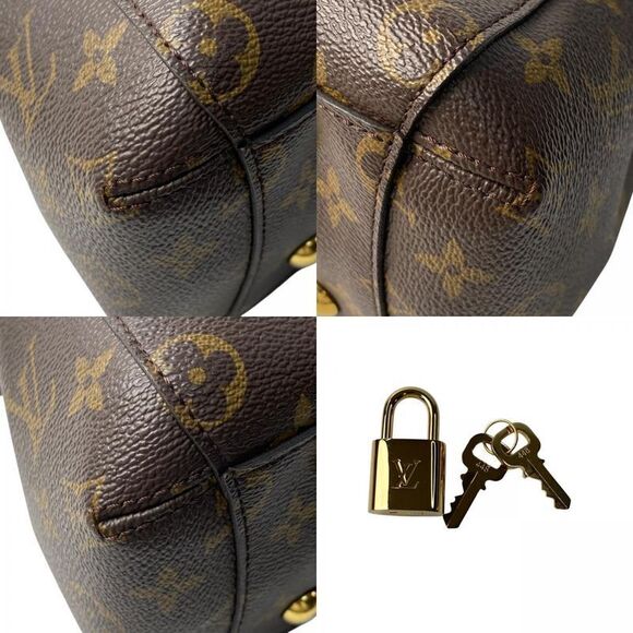 Louis Vuitton Ladies Montaigne MM Shoulder Bag Handbag Monogram M45311 Ca1200 - Picture 9 of 10